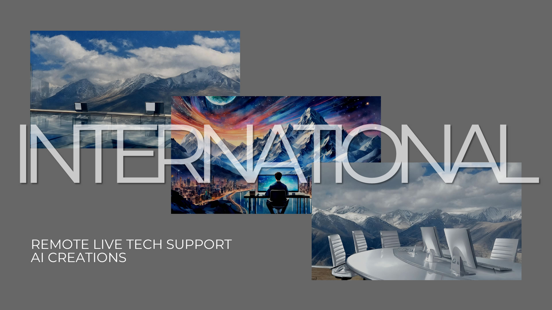 INTERNATIONAL | Remote Tech Support, AI Creations from 7000 feet