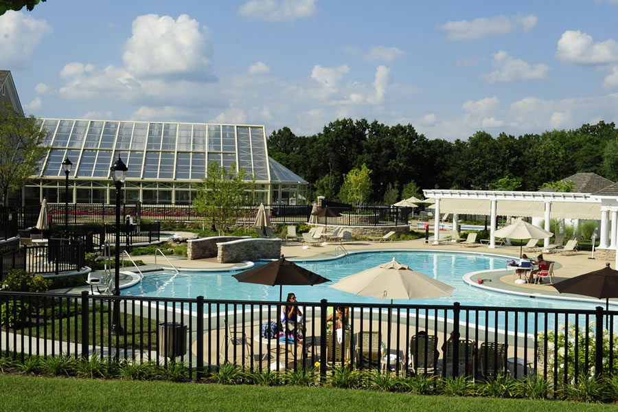 Four Seasons Jackson Jackson, New Jersey Outdoor Pool Commercial Pool Design by Omega Pool Structures, Inc