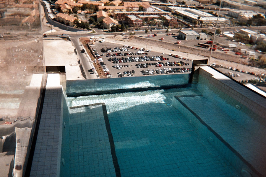 Palms Hotel Atlantic City, New Jersey Commercial Pool Design by Omega Pool Structures, Inc