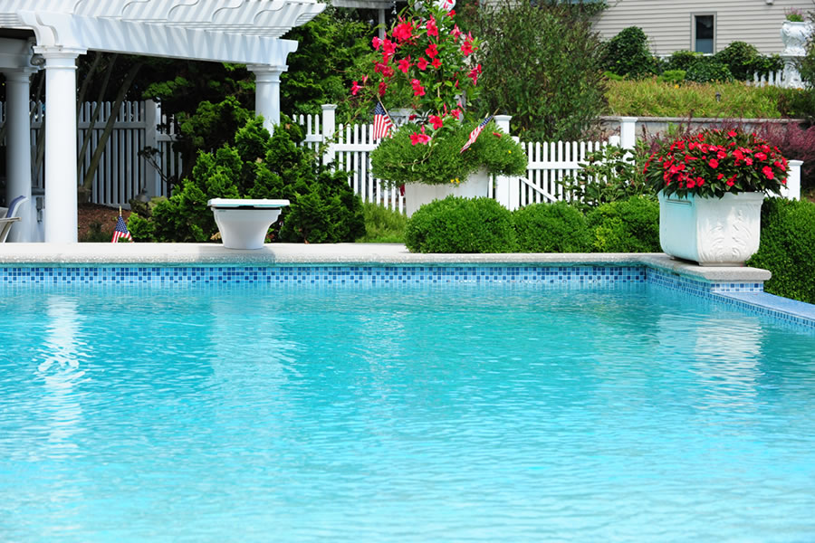 Bayfront Vanishing Edge Pool Toms River, New Jersey Residential Pool Design by Omega Pool Structures, Inc